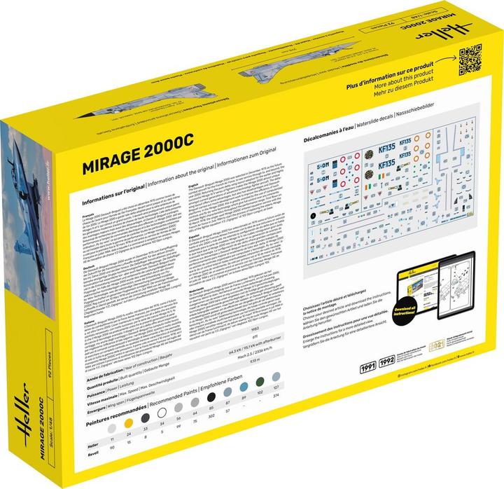 Produktbild Heller STARTER KIT Mirage 2000 C