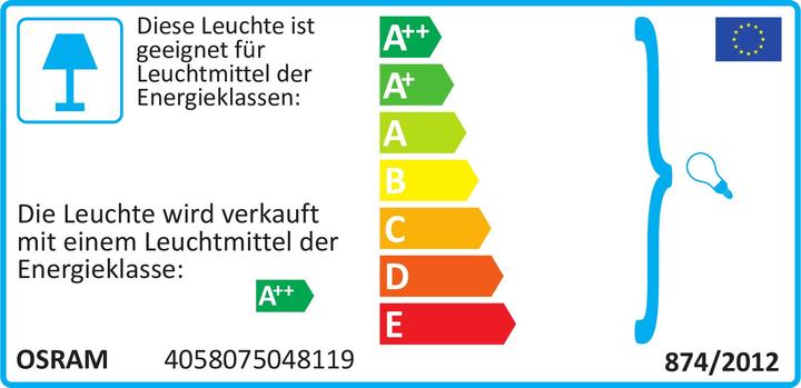 Energie-Label Osram Spot (1200 lm, G9)