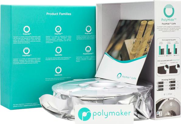 Actual product image Polymaker 70809 Filament PA (polyamide) 2 (Nylon, 2.85 mm, 750 g, Black)