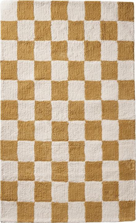 Produktbild Vertbaudet Kinderzimmer Teppich DACKEL mit Schachbrettmuster (160 x 100 cm)