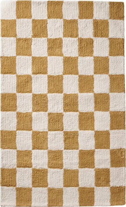 Produktbild Vertbaudet Kinderzimmer Teppich DACKEL mit Schachbrettmuster (160 x 100 cm)