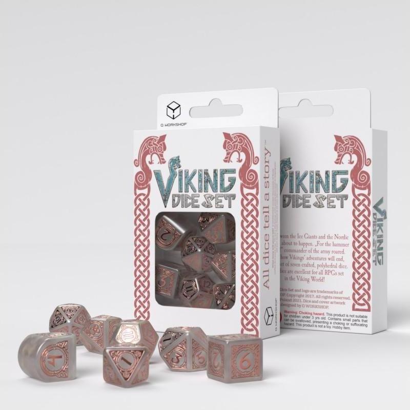Thumbnail - Q Workshop RVIK4T - Viking Modern Würfelset: Niflheim