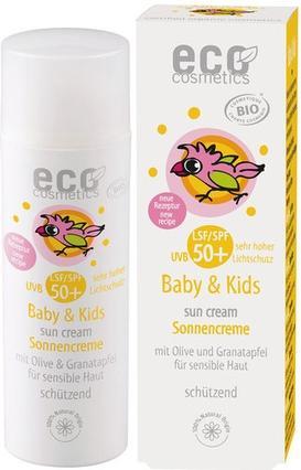 Actual product image Eco Cosmetics Baby&Kids Sunscreen SPF50+ (Suntan cream, SPF 50+, 50 ml)