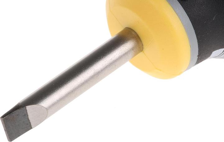 Produktbild Bahco ERGO Schraubendreher für Schlitzschrauben, gerade, mit kurzem Gummigriff, 1 mm x 5,5 mm x 25 mm (Schlitzschrauben)