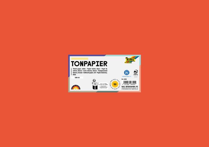 Produktbild Folia Zeichenpapier farbig Format A3 (130 g/m², 1 x)