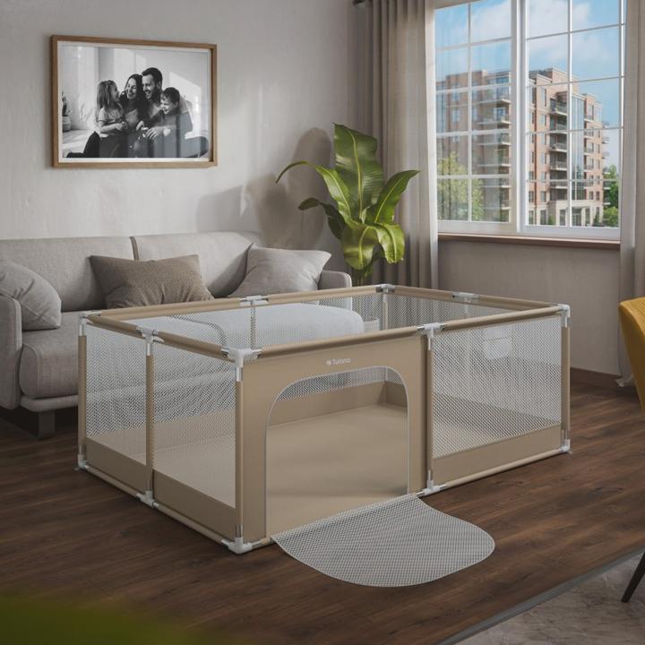 Immagine prodotto Tulano Baby Laufstall Cozy 22 Beige - 180 cm (120 cm, 180 cm)