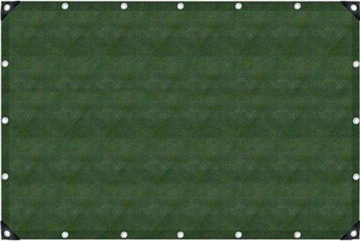 NoName Stoffen dekzeil olijf 10 x 12 m UV-stabiel Oogafstand 50 cm