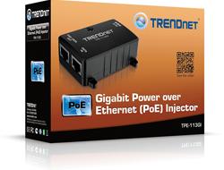 Produktbild Trendnet Tpe-113gi (802.3af (PoE), 802.3at (PoE+), 15.40 W)