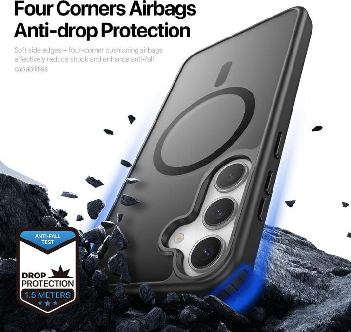 Actual product image Samsung Galaxy S25 Plus - Ducis Yind Series mit Magsafe in schwarz (Samsung Galaxy S25+)