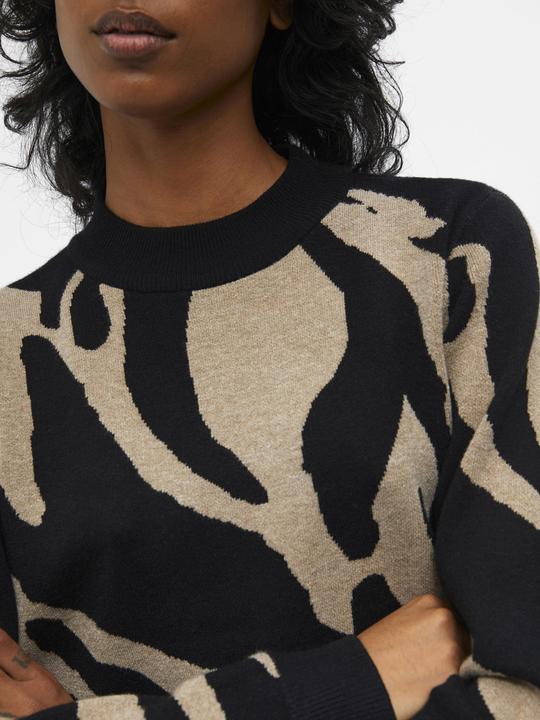 Produktbild Object Gemusterter Pullover (M)