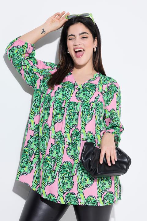 Produktbild Angel of Style Bluse, A-Linie, Leoparden-Muster (48)