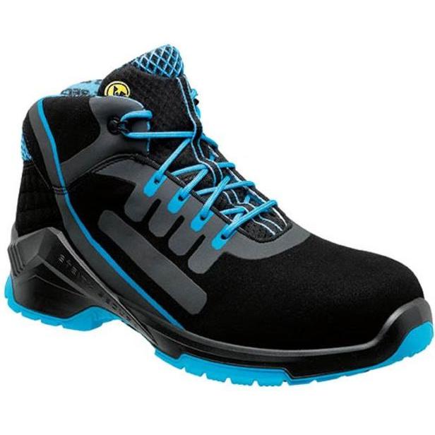 Steitz Secura, Sicherheitsschuhe, Schnürstiefel schwarz/blau VD PRO 1800 SF ESD, S3 NB (S3, 43)