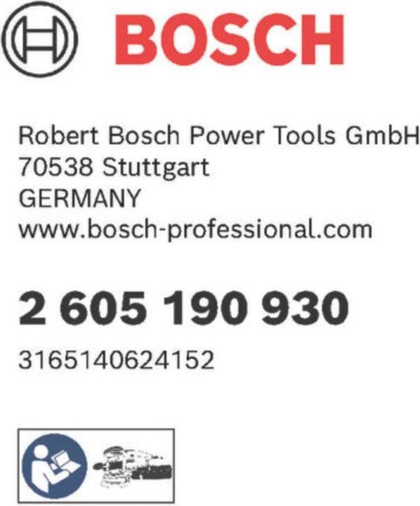 Produktbild Bosch Professional Zubehör Filter für GEX 125-150 AVE Professional. Für Exzenterschleifer