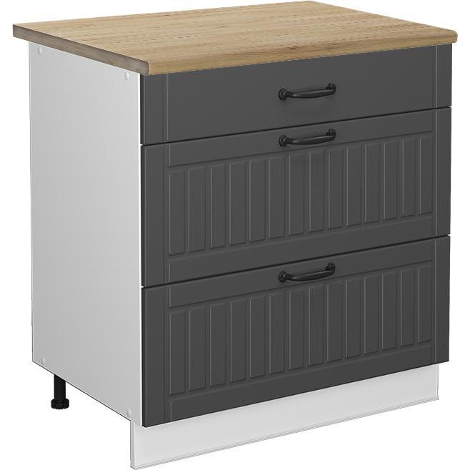 Vicco, Regal, Küchenunterschrank Fame-Line (80 x 60 x 81.5 cm)