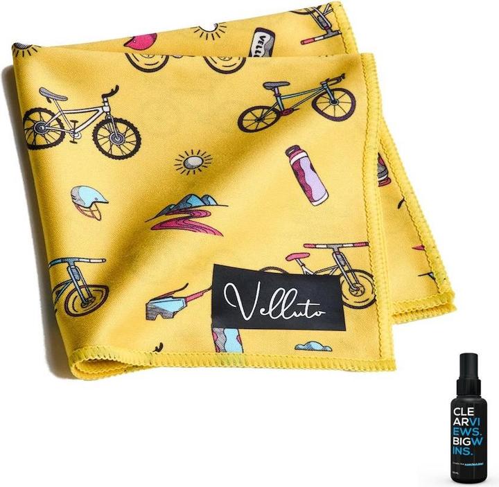 Velluto - Velo Brillenputztuch, Giallo (Bundle)