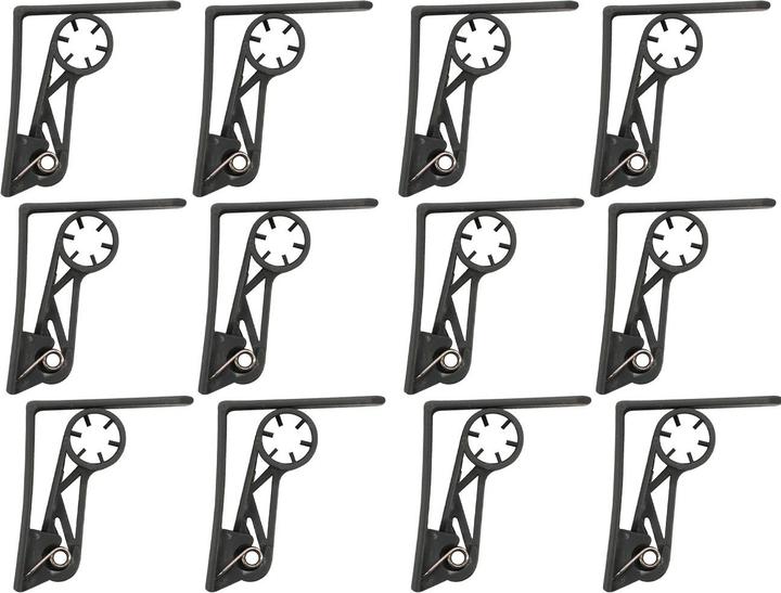 Douceur D'intérieur Tischtuchklammern, 12 StÃ¼ck, 6 x 5.3 cm