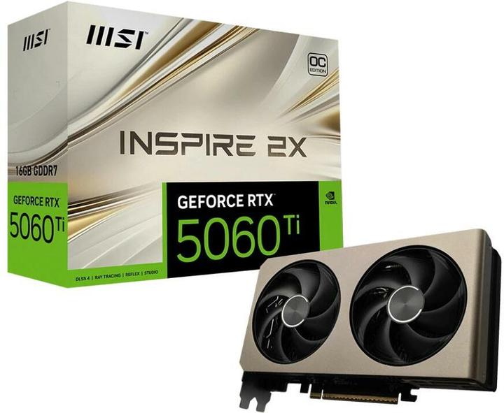 Produktbild MSI GeForce RTX 5060 Ti 16G VENTUS 2X OC WHITE (16 GB)