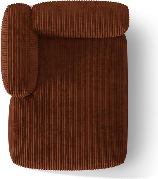 Image du produit Micadoni Chaise longue modulable gauche, "Martina", 1 Place, 176x123x75 Fabriqué en Europe (Recamière)