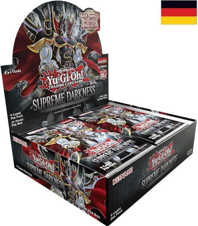 Actual product image Yu-Gi-Oh Supreme Darkness Booster Box EN (German, Booster Pack)