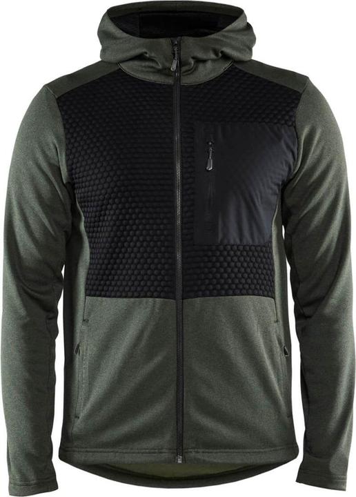 Immagine prodotto Blakläder Felpa con cappuccio verde autunno / nero (L)