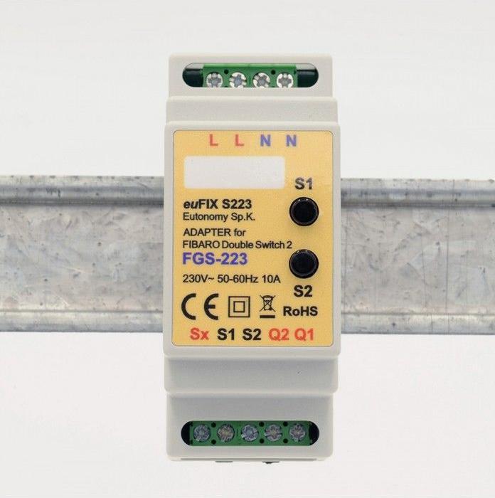 Actual product image Eutonomy euFIX S223 DIN adapter