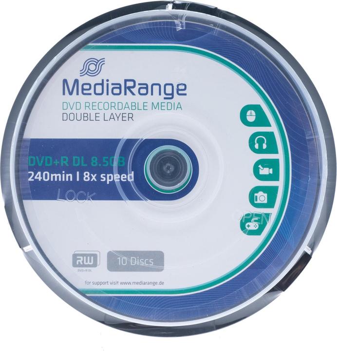 Produktbild MediaRange Dvd+R (10x)