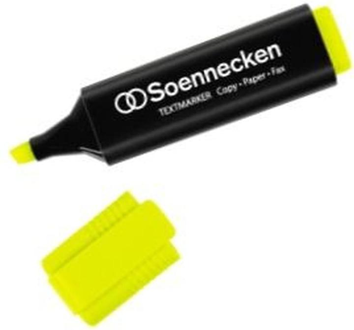 Produktbild Soennecken Textmarker Strichstärke: 2-5 mm Schreibfarbe: gelb (Gelb, 5 mm, 1 x)