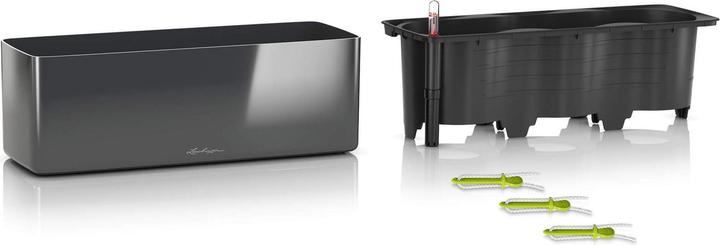 Actual product image Lechuza Cube Glossy Triple (14 cm)