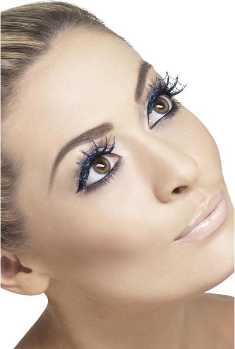 Actual product image Smiffys e cobweb eye lashes with glitter (Artificial eyelashes)