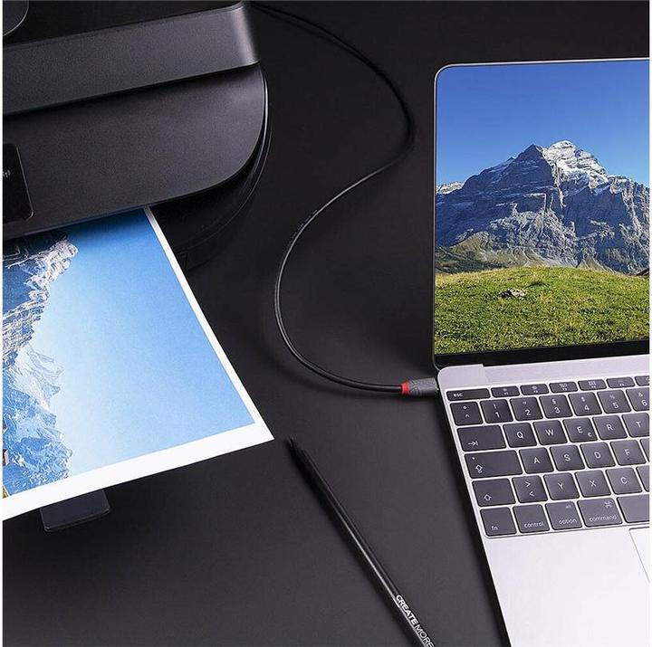 Immagine prodotto Lindy Cavo USB 3.2 da tipo C a B, linea Anthra (3 m, USB 3.2 Gen 1)