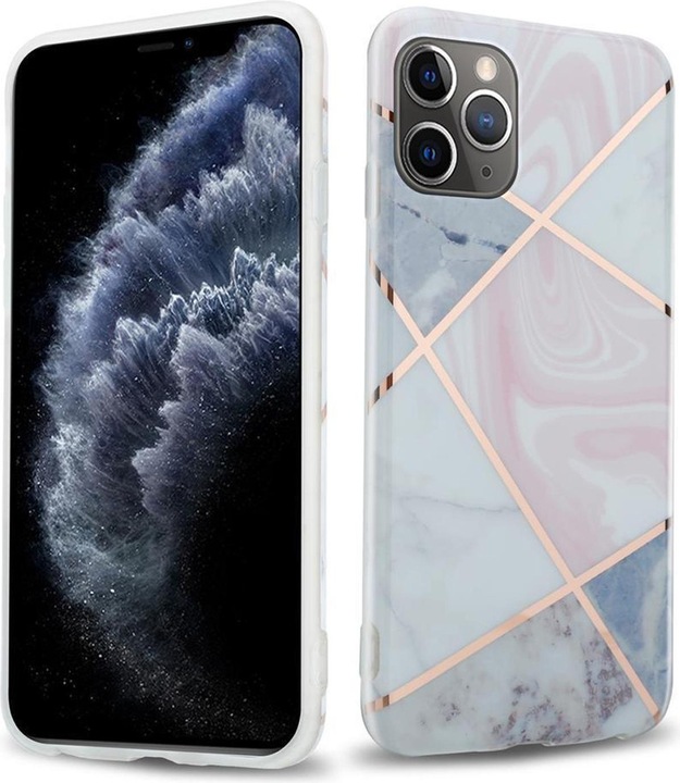 Pink White Gold Marble No. 9