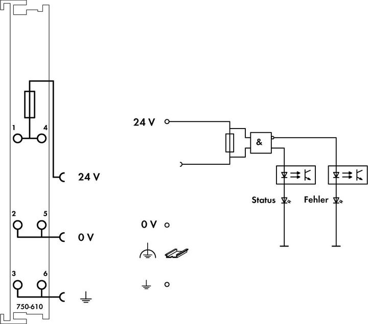 Produktbild Wago Supply Module With Fuse Diagnostic 24Vdc