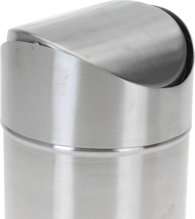 Actual product image Mojawo Edelstahl Abfalleimer Kosmetikeimer Mülleimer Tischeimer 1 Liter (1 l)