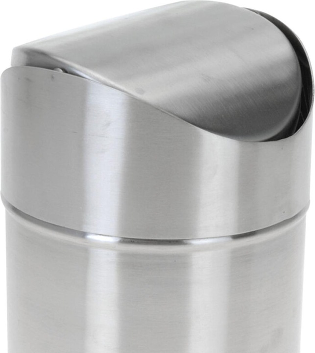Produktbild Mojawo Edelstahl Abfalleimer Kosmetikeimer Mülleimer Tischeimer 1 Liter (1 l)