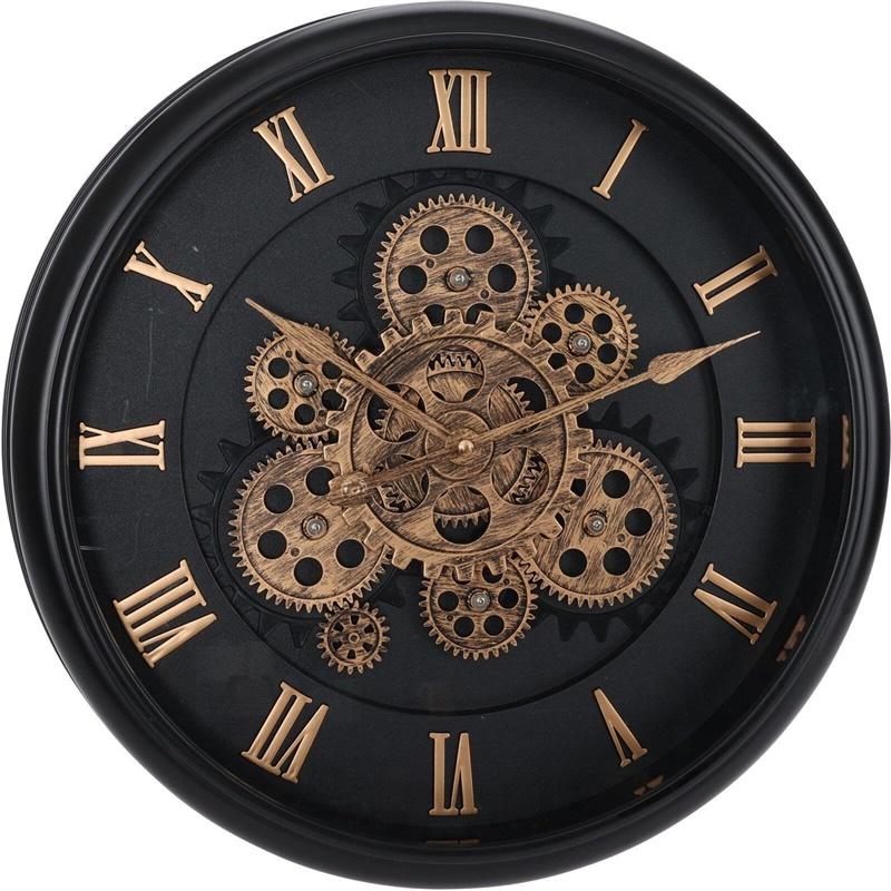 Home&Styling, Orologio da tavolo, Clock, gold/black, 40 cm