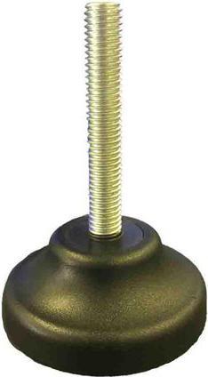 RS PRO Adjustable foot M8 up to 500kg x 50mm x 69mm (2 Piece)
