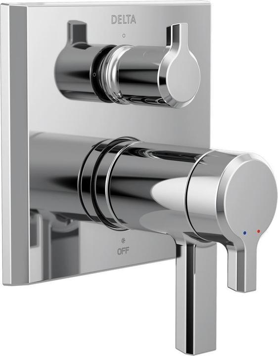 Delta FAUCET T27T899PR Rotatable Shower Trim with Inverter Lumicoat Chrome