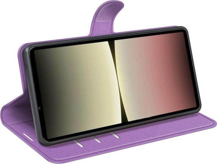 Produktbild Cover-Discount Sony Xperia 10 V - Leder Etui Hülle violett (Sony Xperia 10 V)
