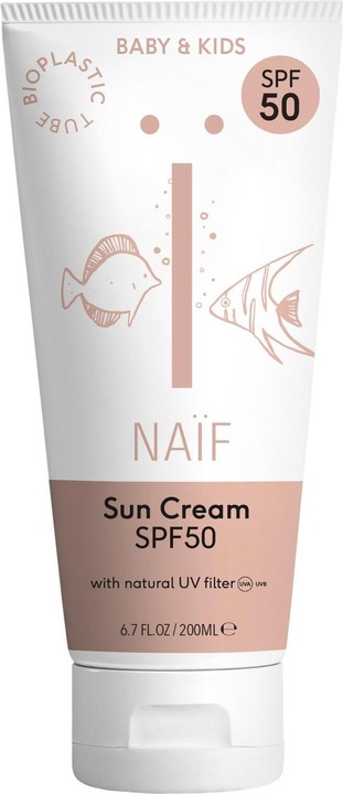 Actual product image Naïf SPF50 Baby & Kids (Sun cream face, SPF 50, 200 ml, 225 g)