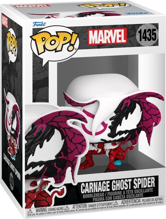 Image du produit Funko Marvel POP! figurine vinyle Carnageized - Ghost Spider 9 cm