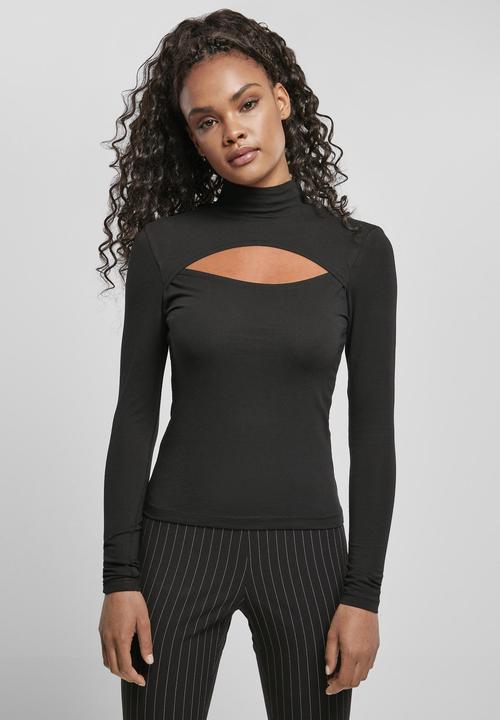 Produktbild Urban Classics Ladies Cut-Out Turtleneck Longsleeve (S)