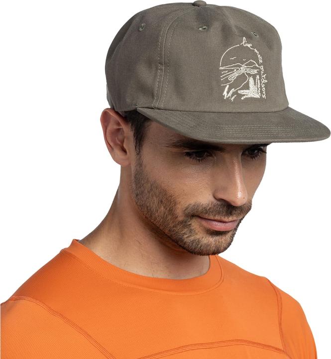 Actual product image Buff Trucker Cap Lander Khaki (XL)