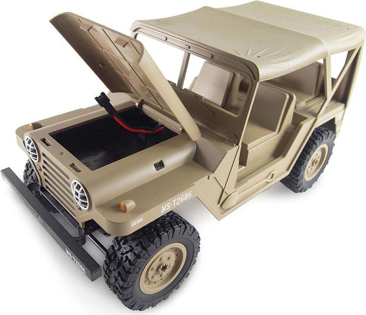 Actual product image Amewi RC AMX U.S. Military Off-Road Vehicle RTR 4WD 1:14 Sand Color (RTR Ready-to-Run)