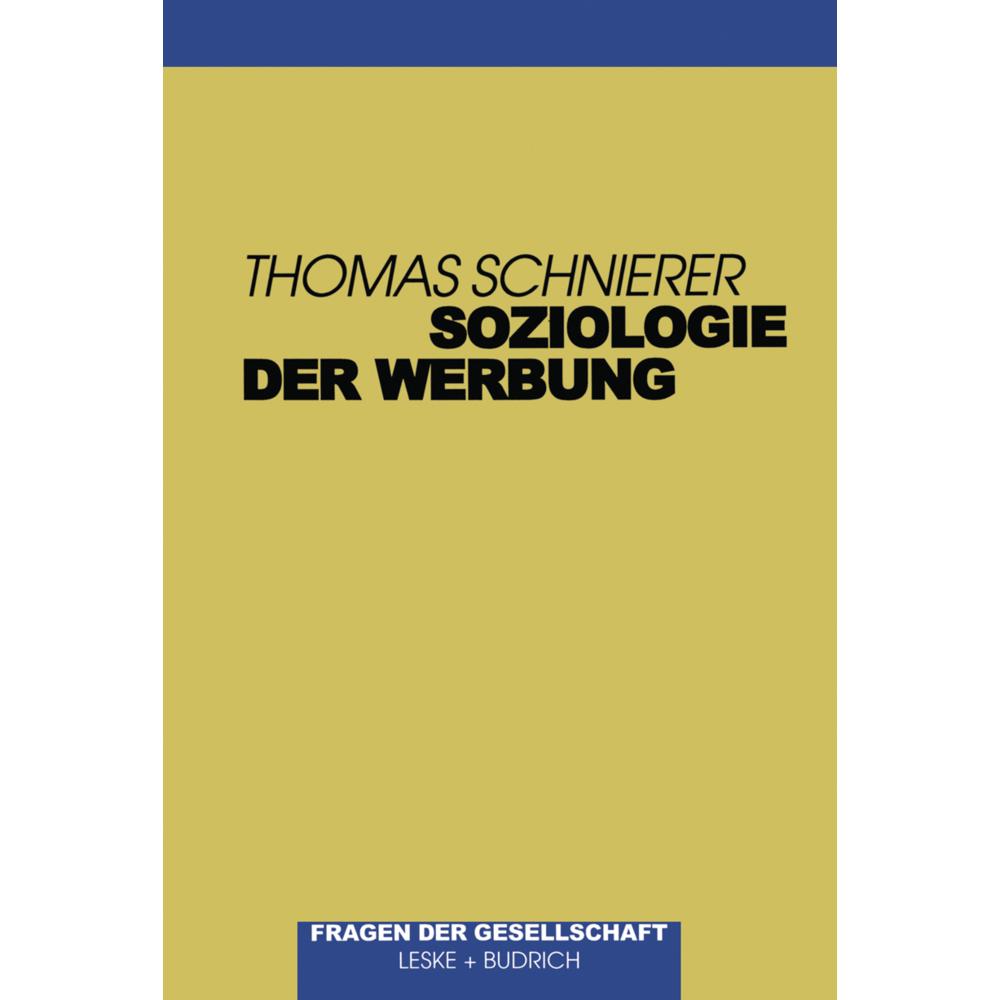 Soziologie der Werbung, Fachbücher