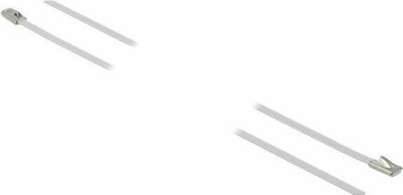 Produktbild Delock Edelstahlkabelbinder 500x4,6 10 Stk. (Metallkabelbinder, 500 mm, 10 Stk.)