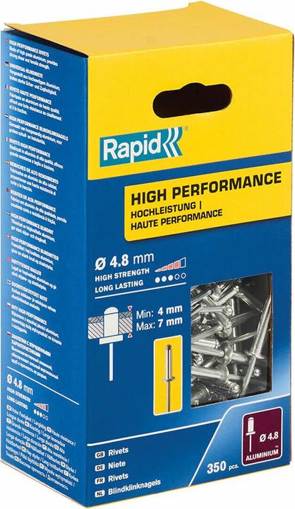 Produktbild Rapid Universal Blindniete Ø 4,8 x 10 mm