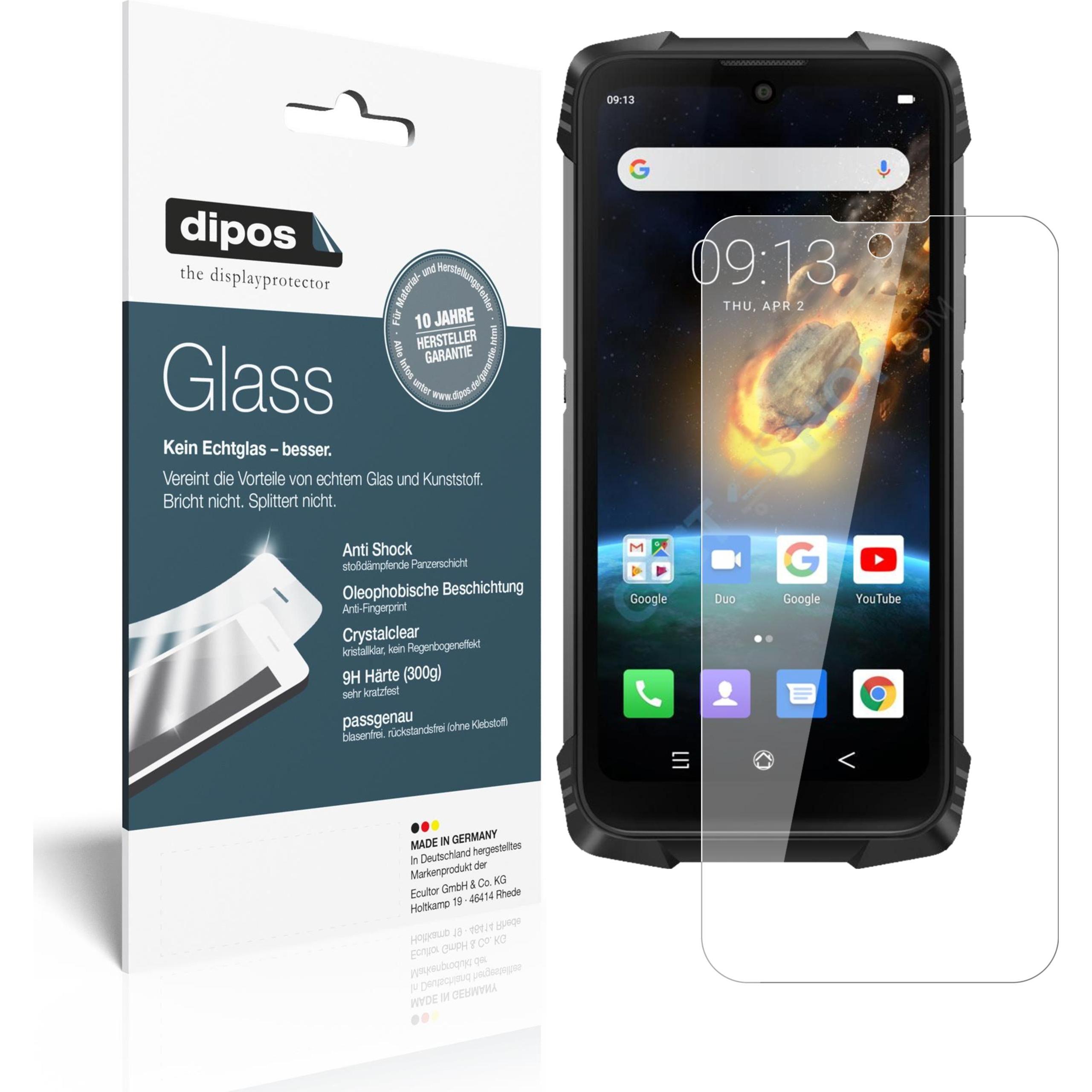Dipos Displayschutz Anti-Shock (2 Stück, Blackview BV6900), Smartphone Schutzfolie, Transparent