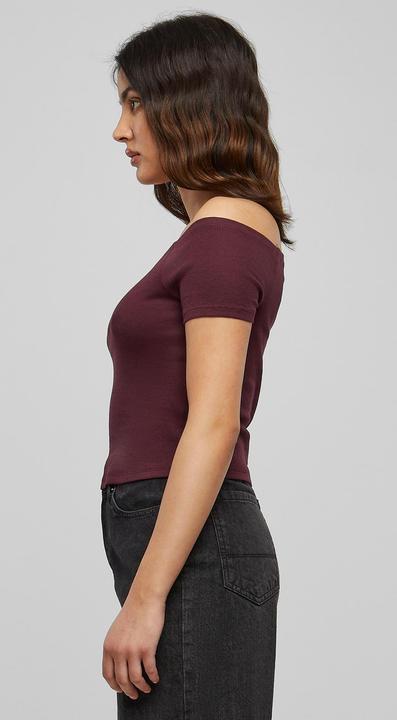 Actual product image Urban Classics Ladies Off Shoulder Rib Tee (XL)