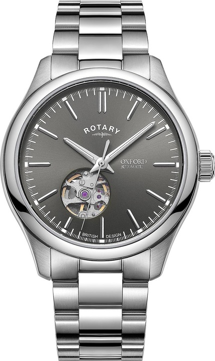 Produktbild Rotary GB05095/74 Oxford Automatik Herrenuhr 40mm 5ATM (Analoguhr, 40 mm)