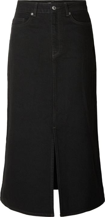 Produktbild Selected Femme Schwarzer Jeans Midirock (38)